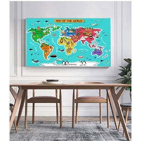 File of world map with animals - HG1080