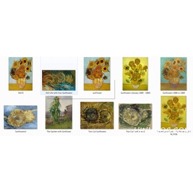 File bộ tranh sơn dầu của Vincent van Gogh - T002